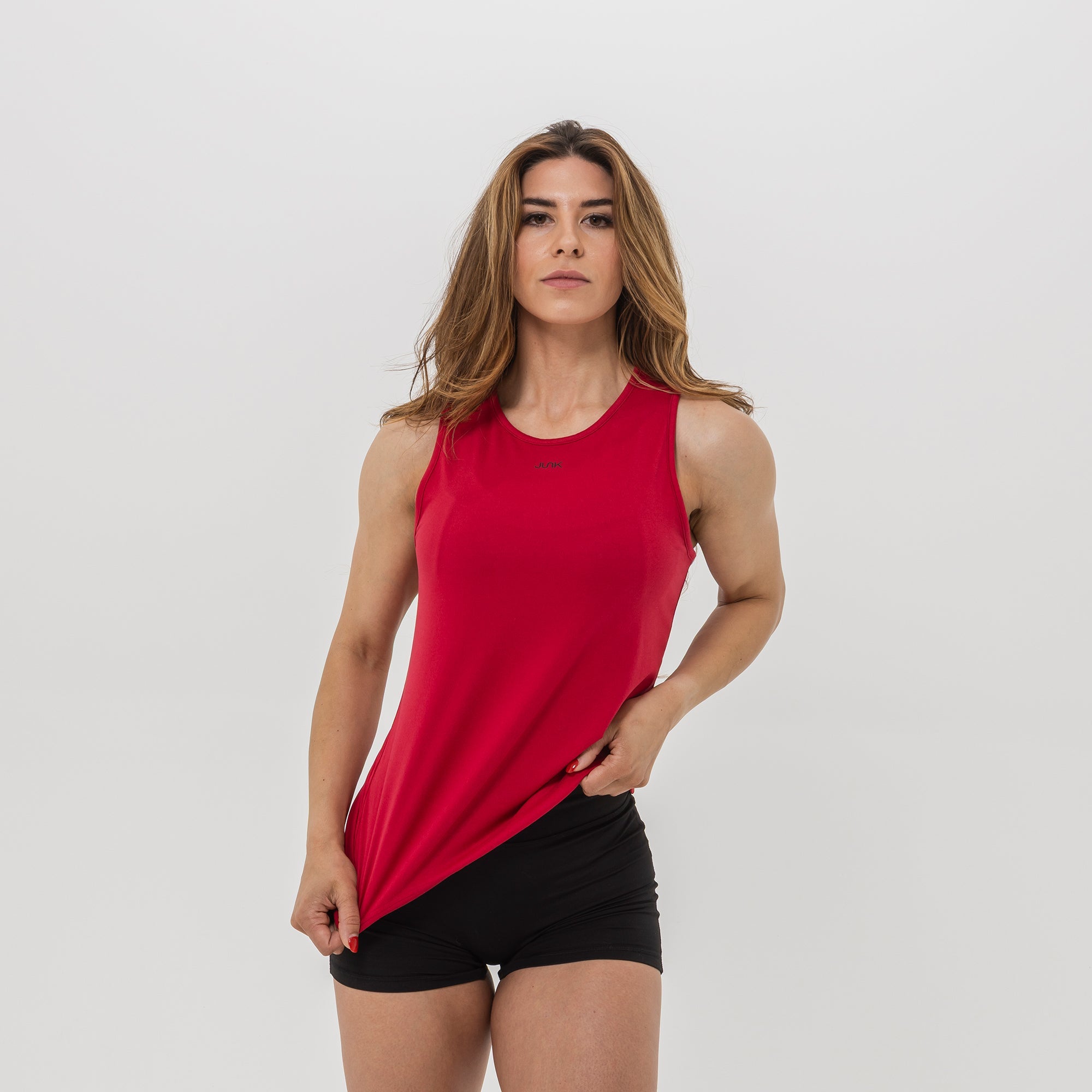 Women's Breakthrough Tank: Ruby Red