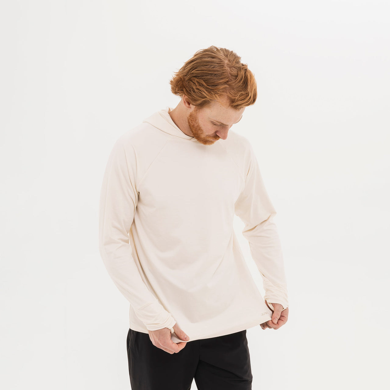 Men's Breakthrough Hoodie: Bone Heather - View 6