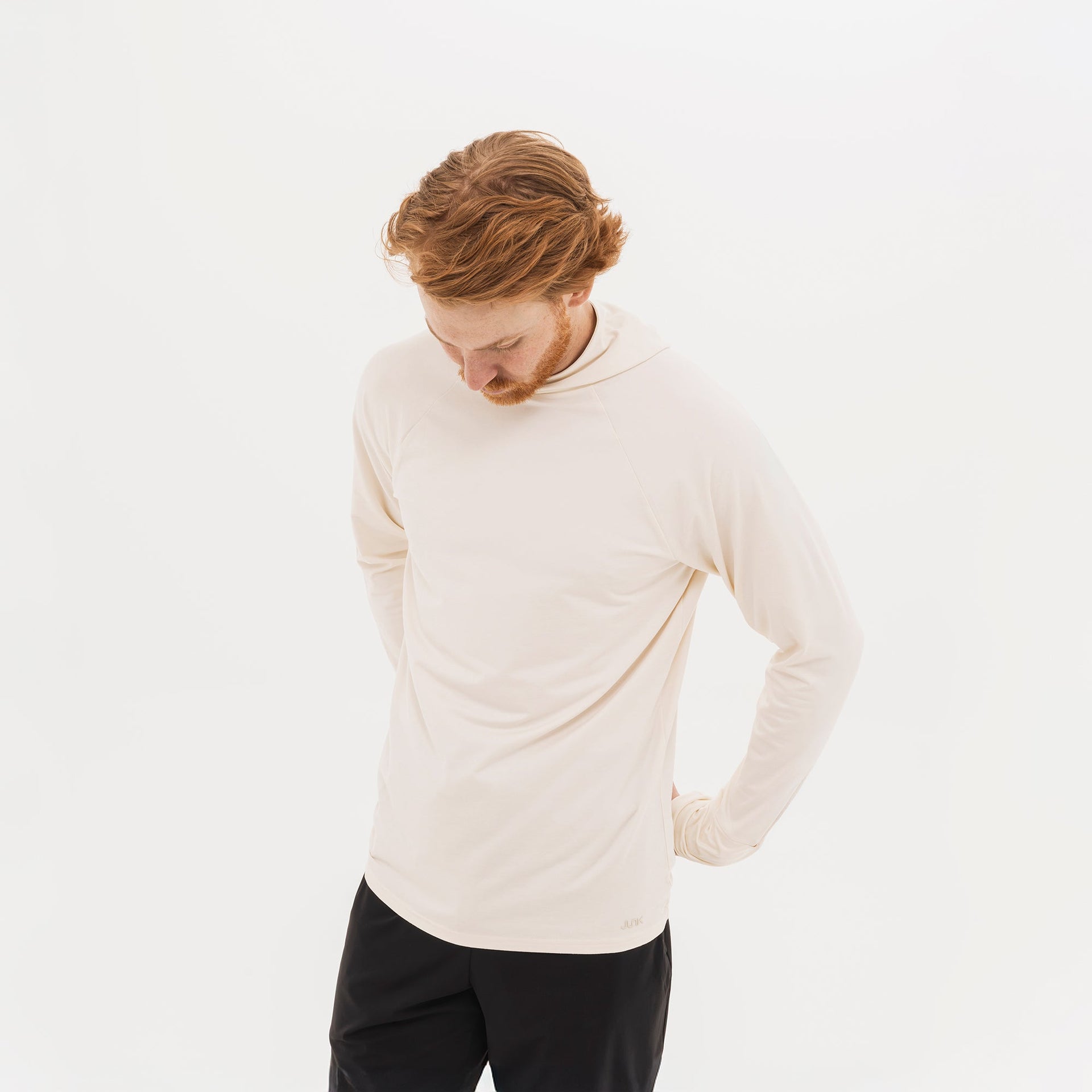 Men's Breakthrough Hoodie: Bone Heather - View 7