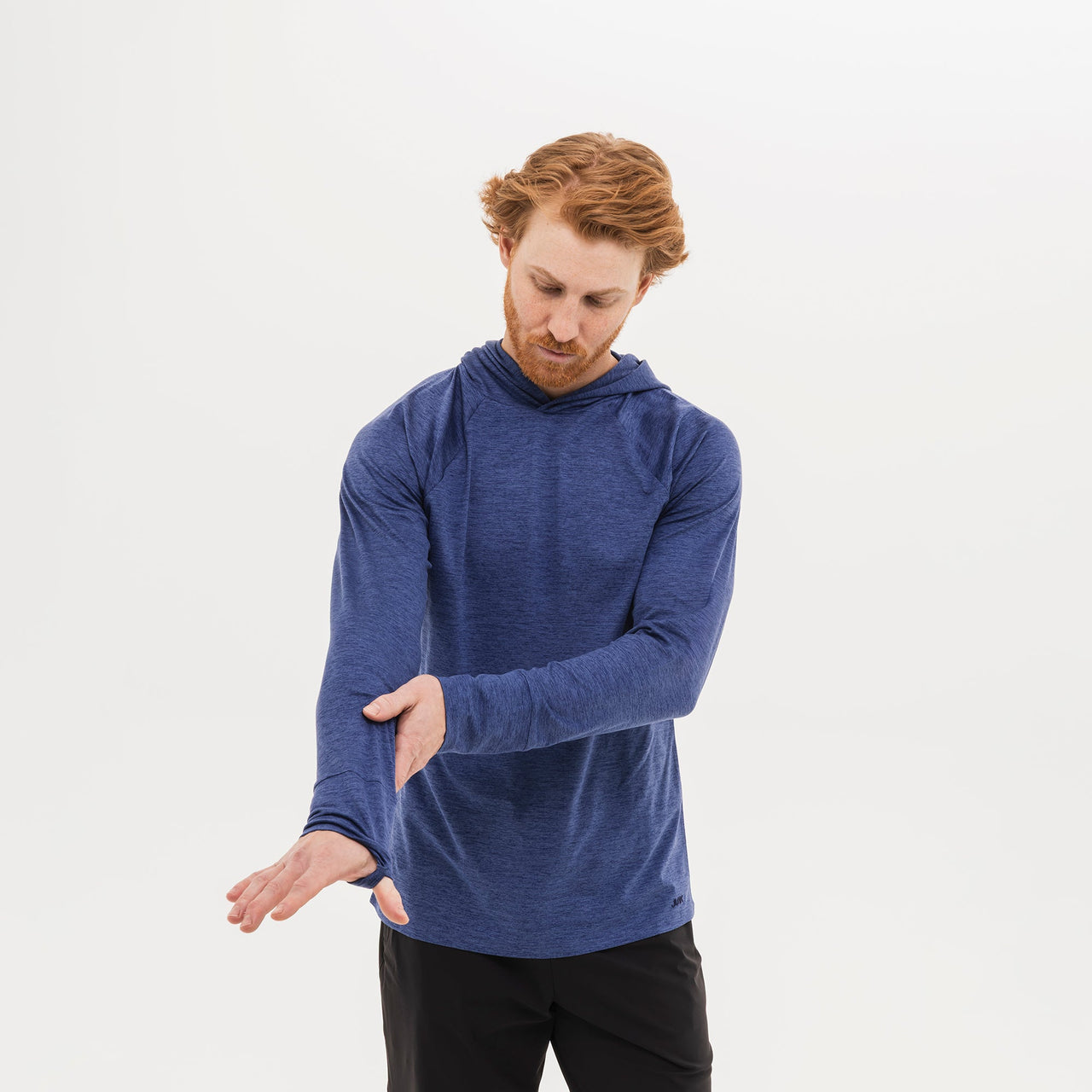 Men's Breakthrough Hoodie: Blue Heather - View 6