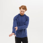 Men's Breakthrough Hoodie: Blue Heather - View 6