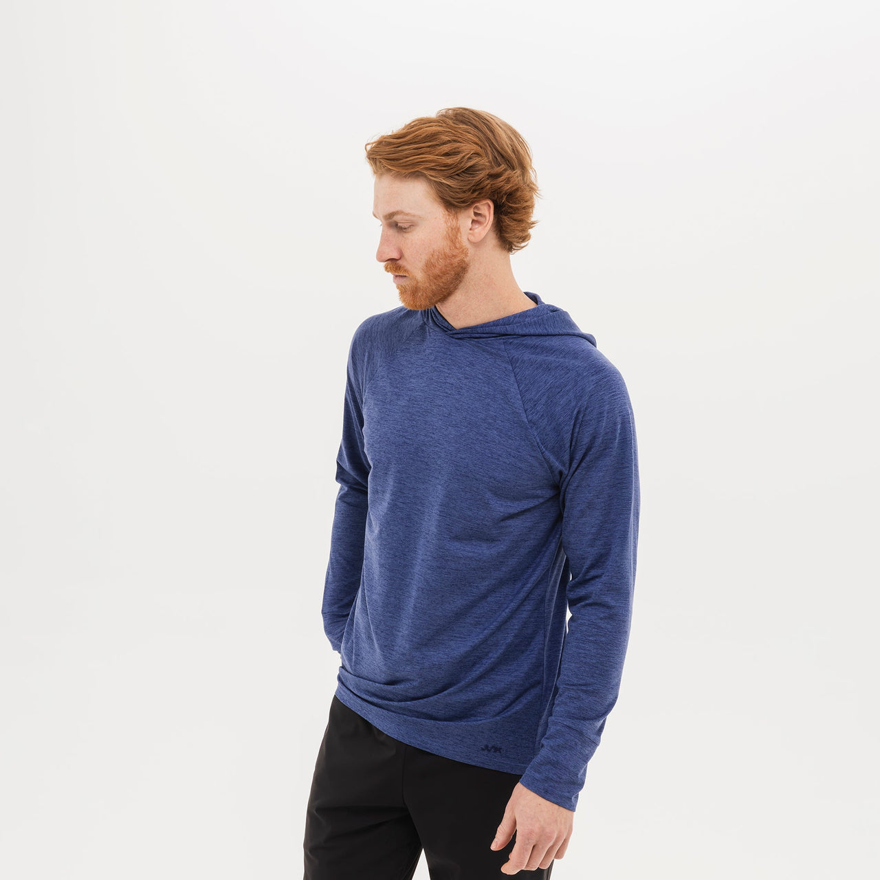 Men's Breakthrough Hoodie: Blue Heather - View 7