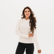 Women's Breakthrough Hoodie: Bone Heather - View 6