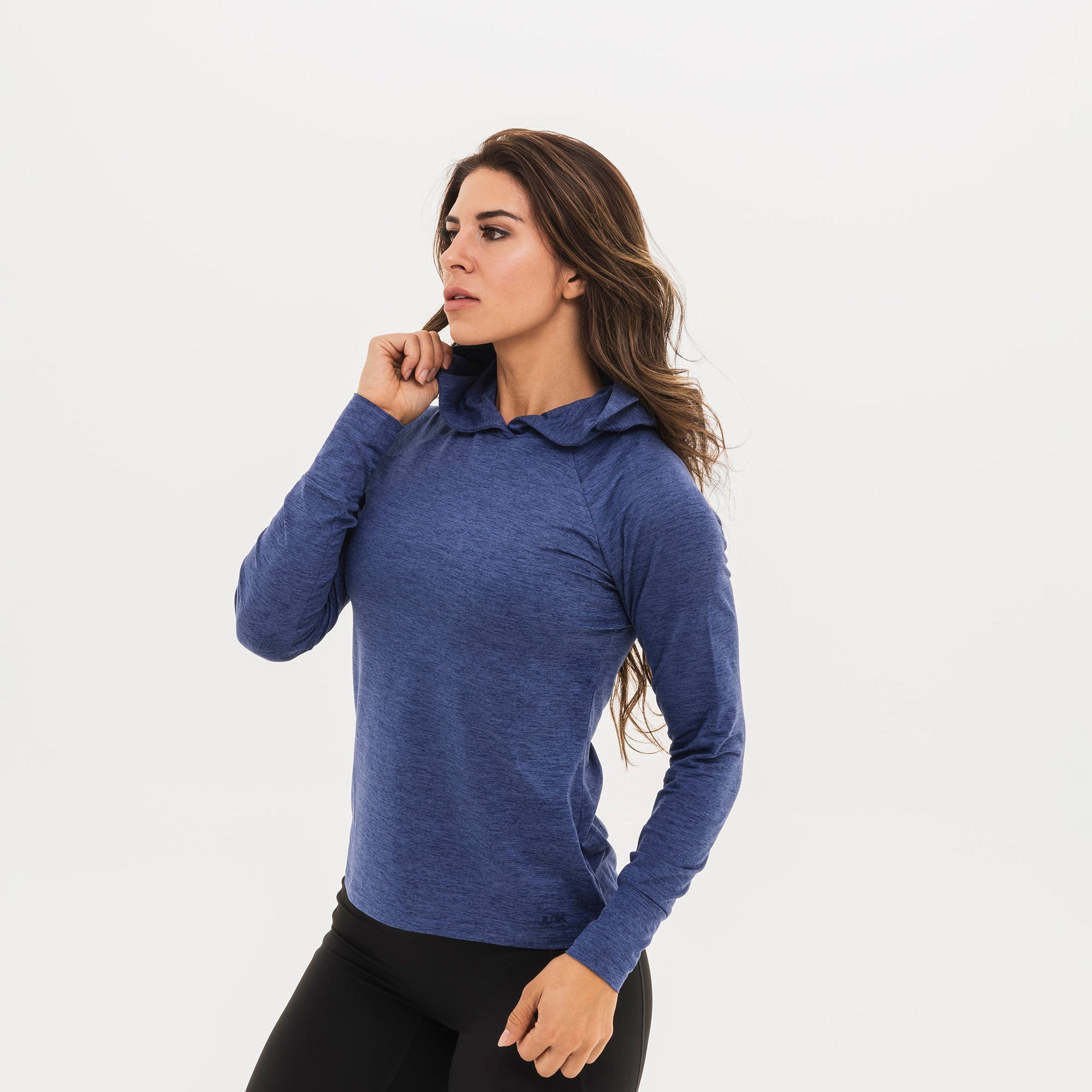 Women's Breakthrough Hoodie: Blue Heather - View 6