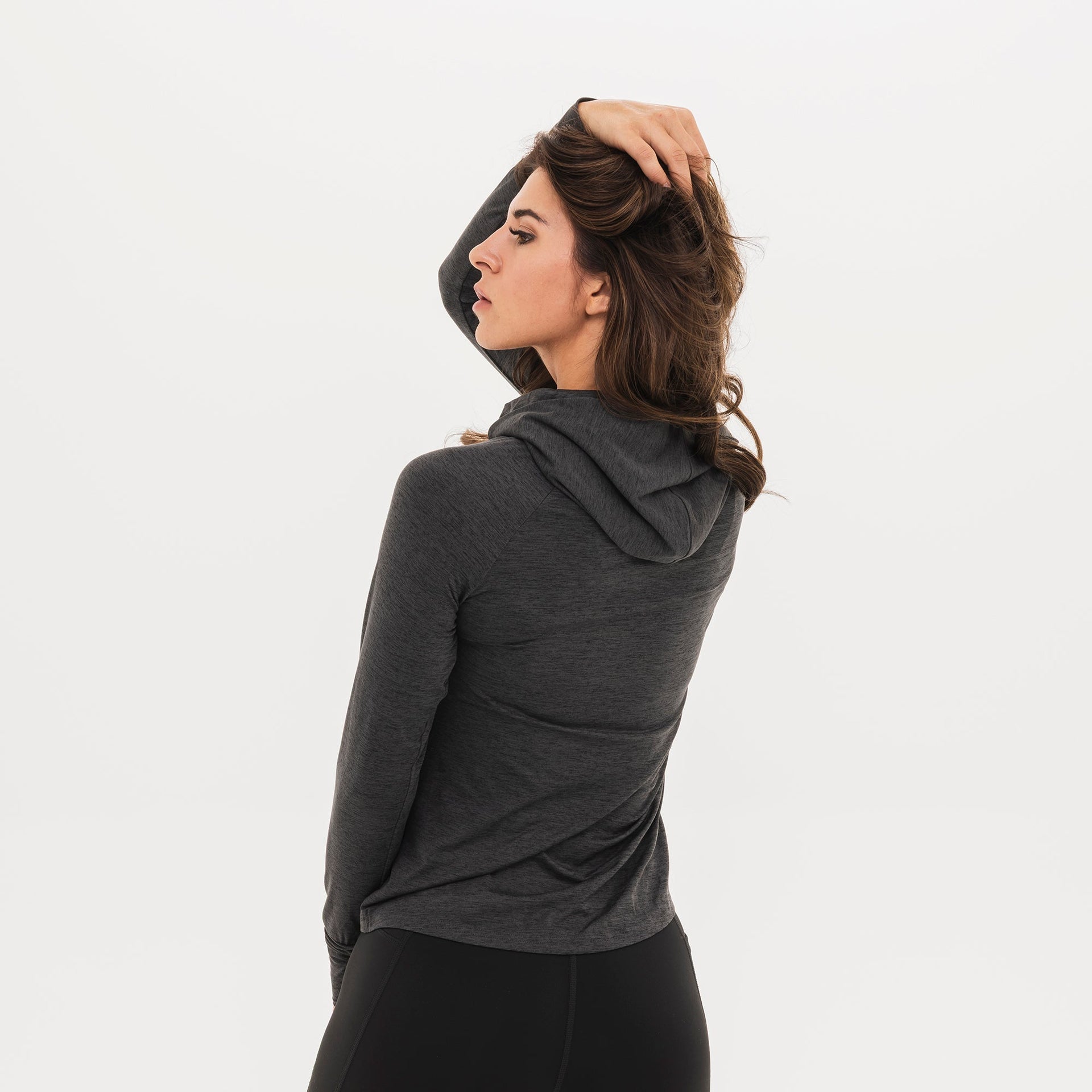 Women's Breakthrough Hoodie: Charcoal - View 7