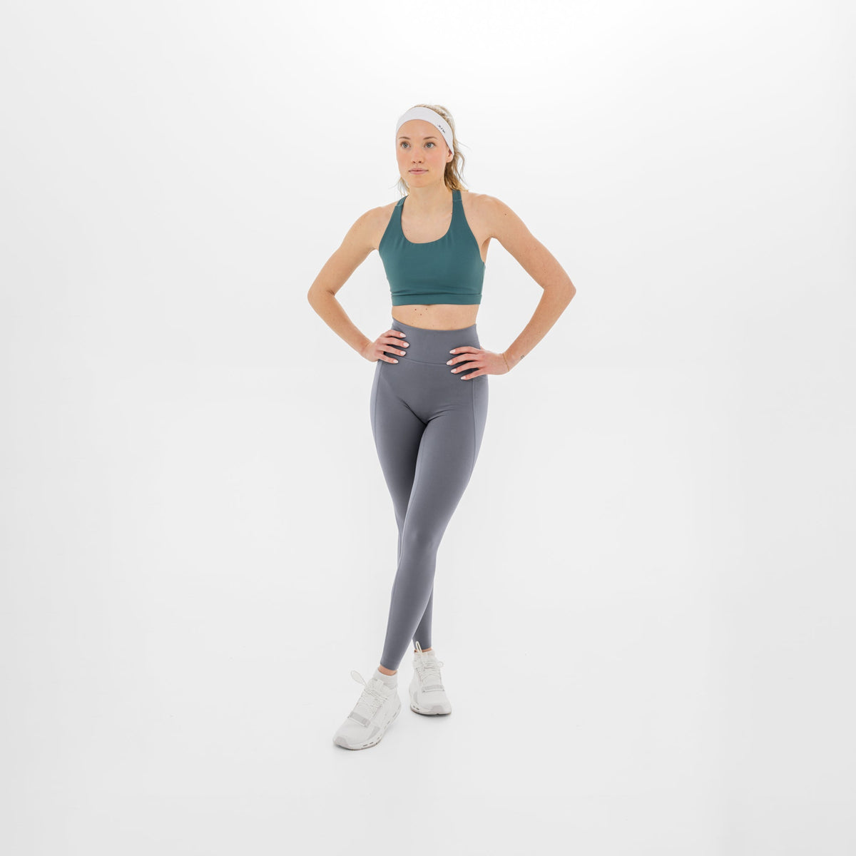 Women's Breakthrough Leggings: Stormcloud - View 1