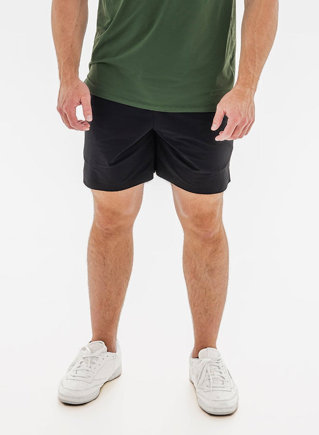 Men's Breakthrough Unlined Short 7": Obsidian - View 2