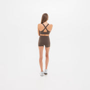 Women's Breakthrough High Rise Short 3": Mocha - View 3