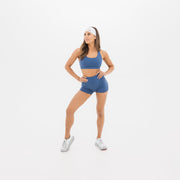 Women's Breakthrough Cross-Back Sports Bra: Harbor - View 3