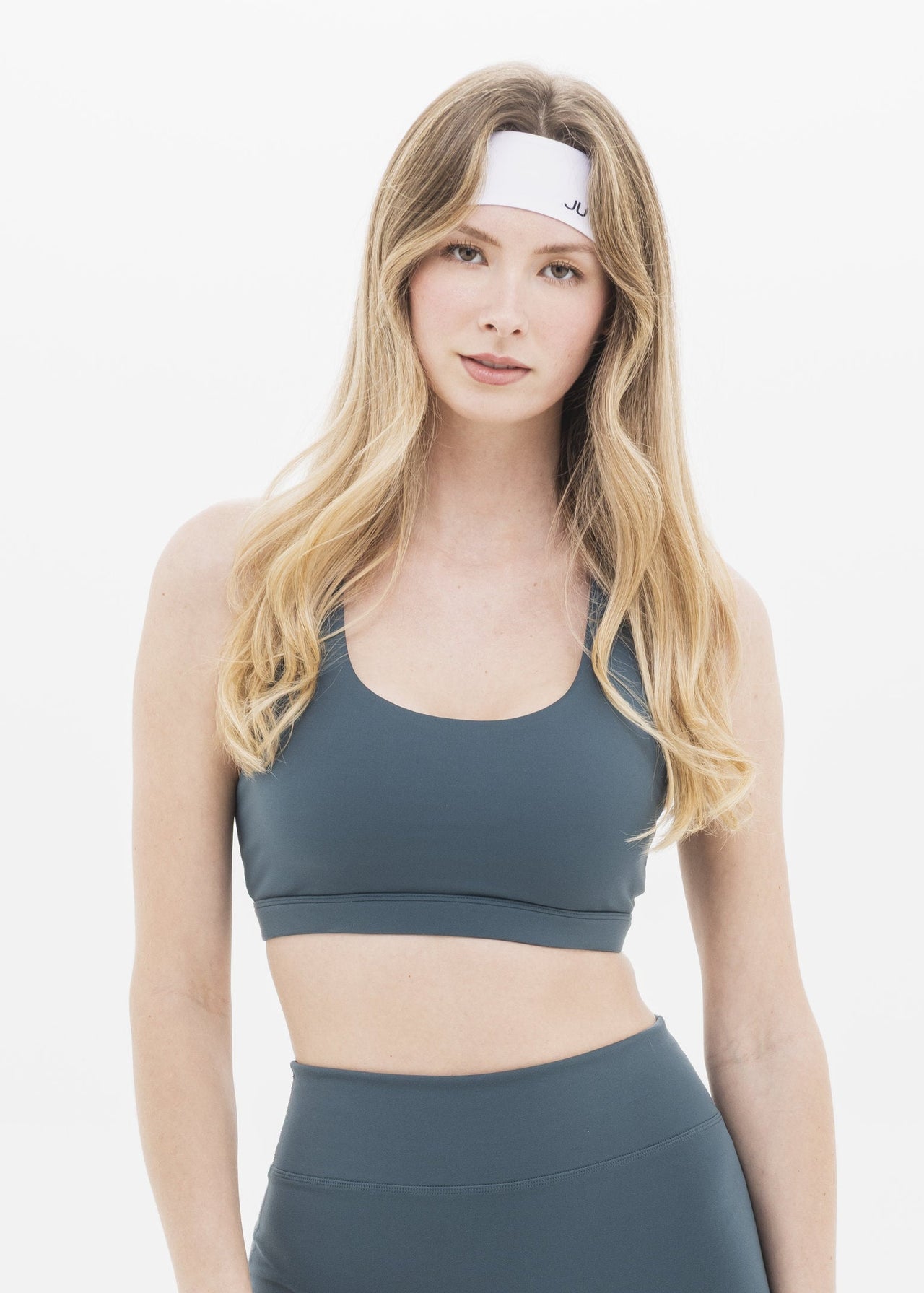 Women's Breakthrough Cross-Back Sports Bra: Eucalyptus