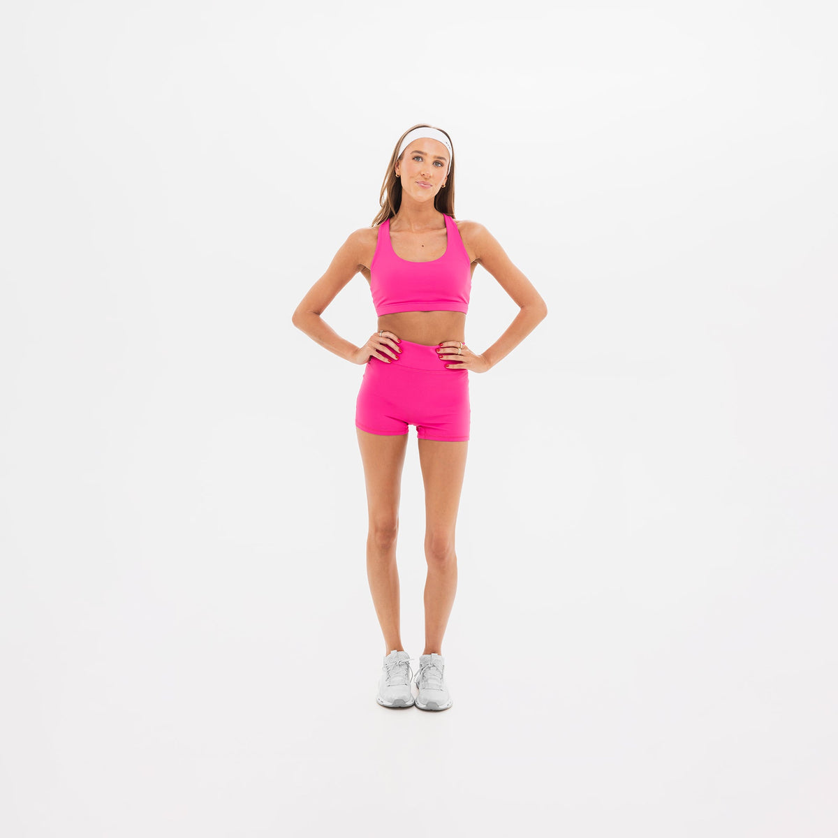 Women's Breakthrough Cross-Back Sports Bra: Azalea - View 3