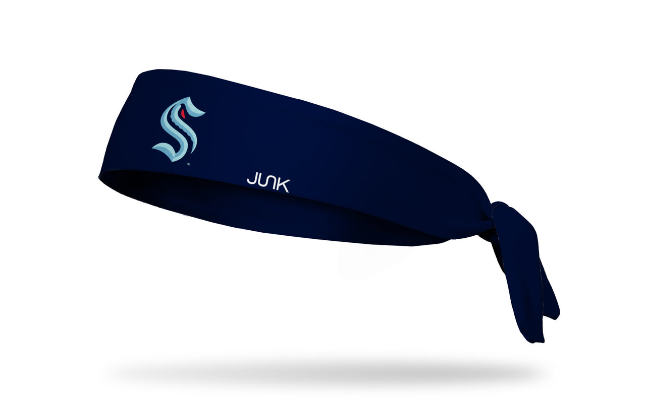 Seattle Kraken: Logo Blue Tie Headband