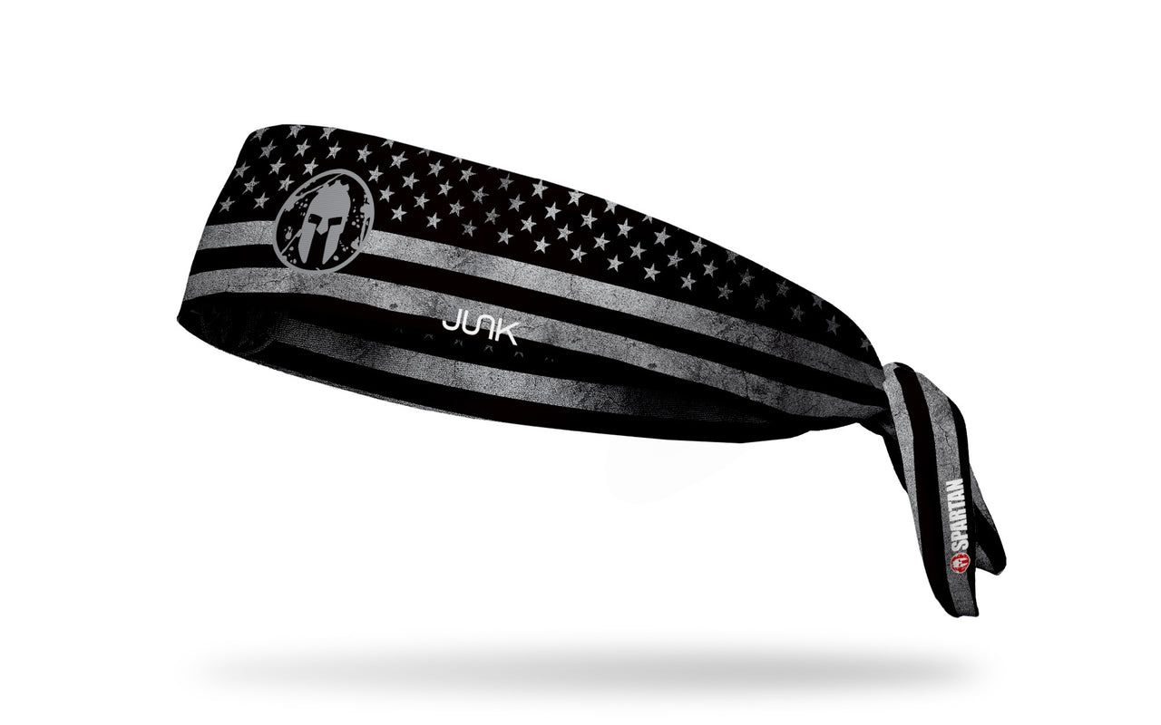 Spartan Monochrome Americana Tie Headband