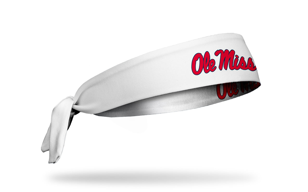 University of Mississippi: Ole Miss White Tie Headband