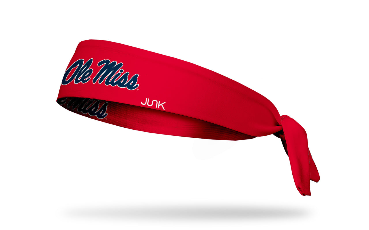 University of Mississippi: Ole Miss Red Tie Headband