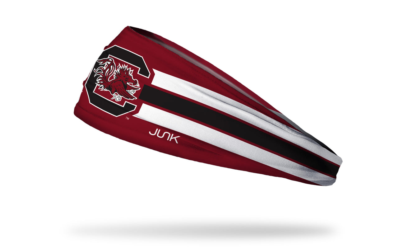 University of South Carolina: Gamecocks Stripes Garnet Headband
