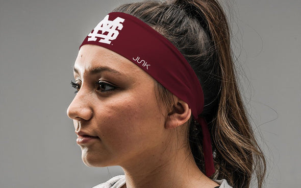 Mississippi State University: Baseball Maroon Tie Headband
