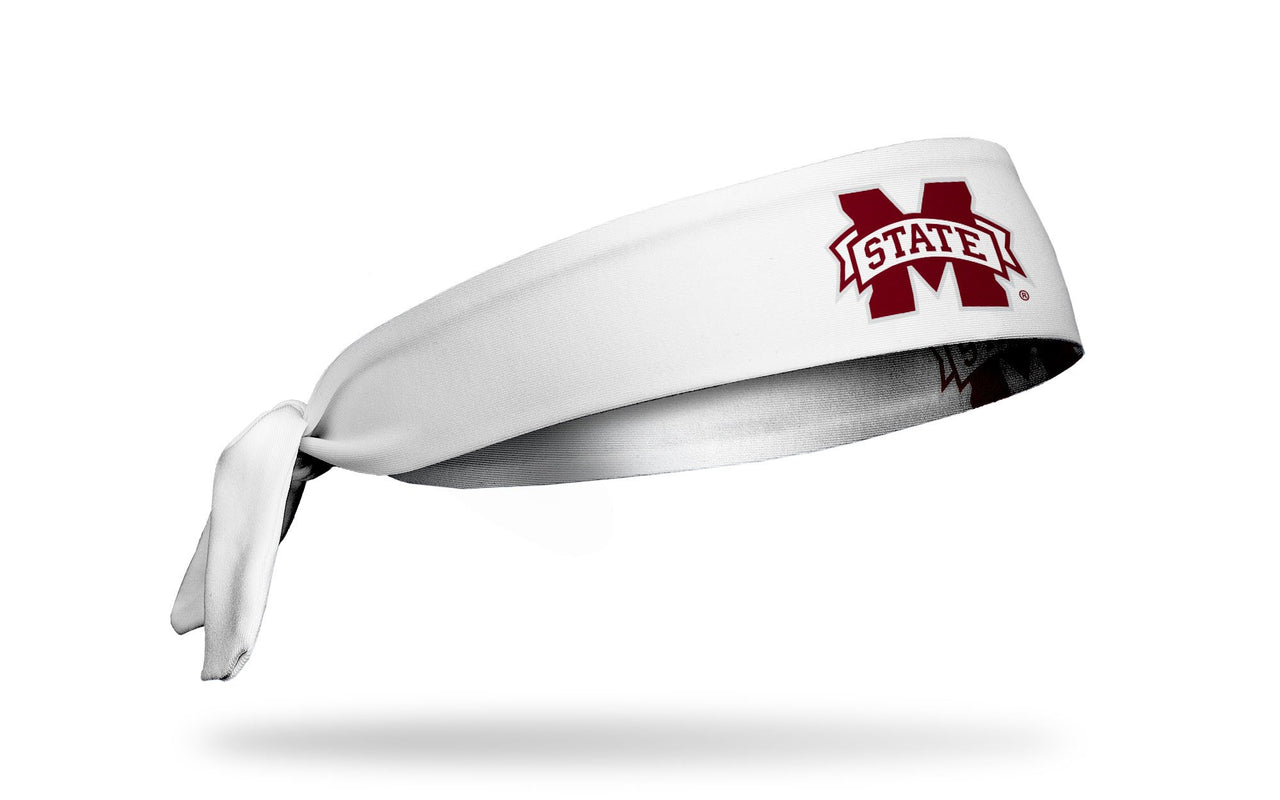 Mississippi State University: Logo White Tie Headband