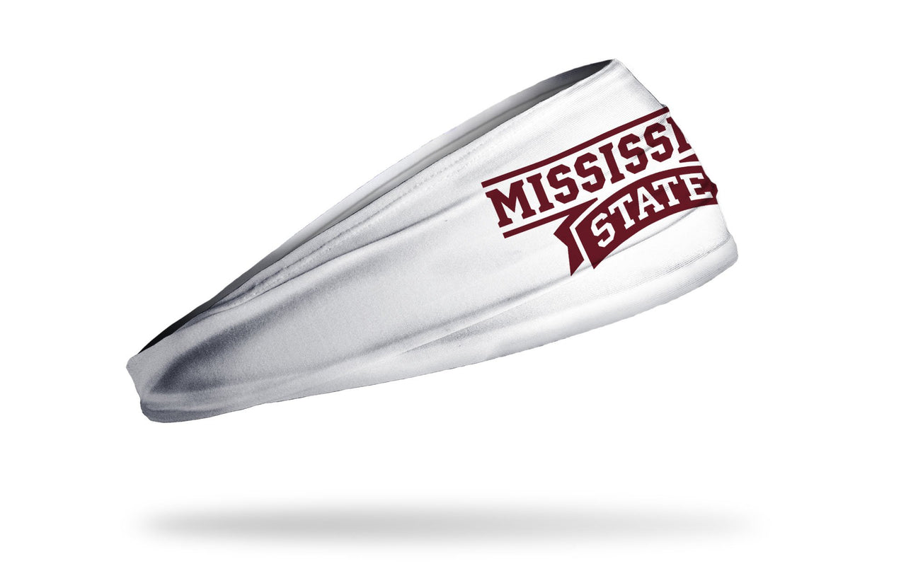 Mississippi State University: Wordmark White Headband