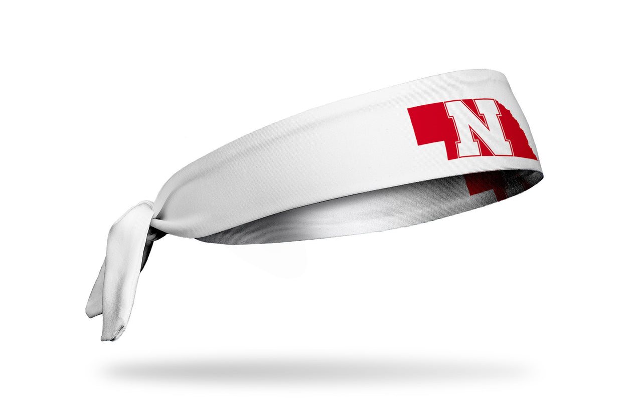 University of Nebraska: State White Tie Headband