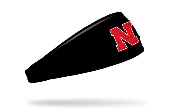 University of Nebraska: Logo Black Headband