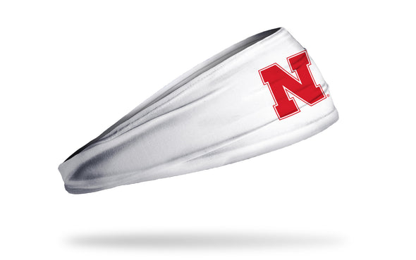 University of Nebraska: Logo White Headband