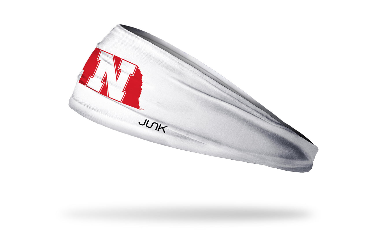 University of Nebraska: State White Headband