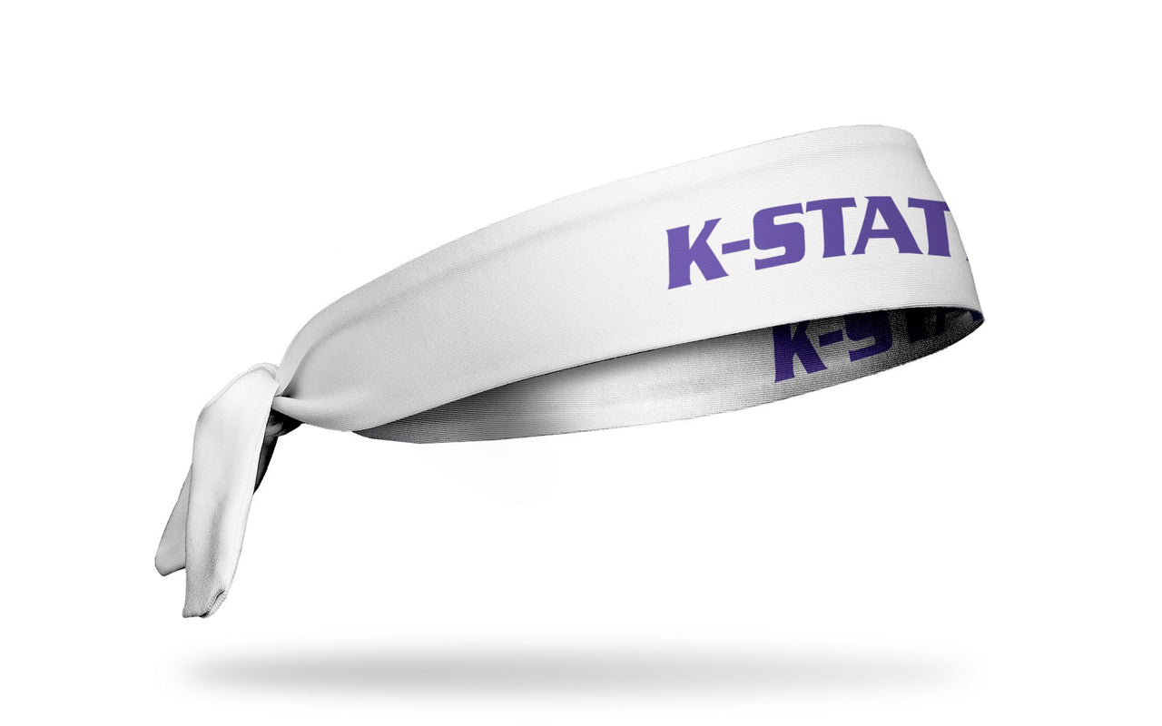 Kansas State University: Wordmark White Tie Headband