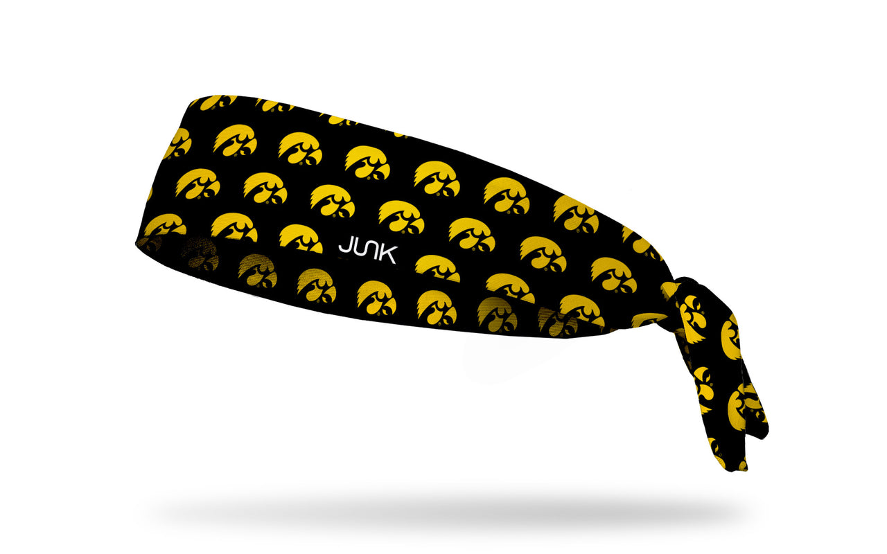 University of Iowa: Repeating Logo Tie Headband