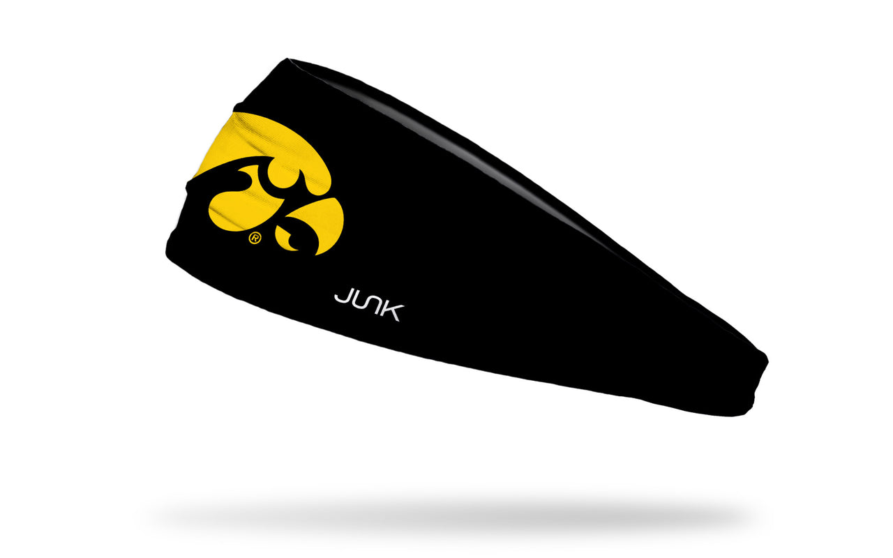 University of Iowa: Tiger Hawk Black Headband