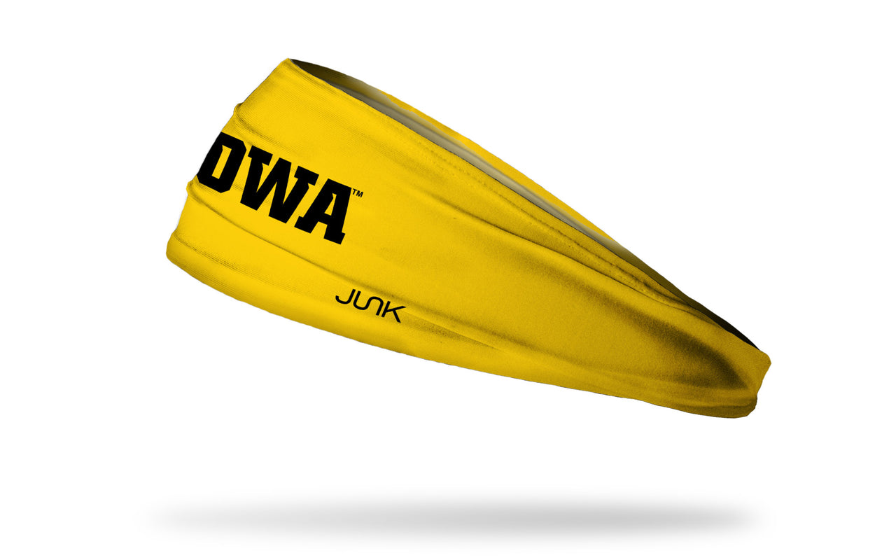 University of Iowa: Wordmark Gold Headband