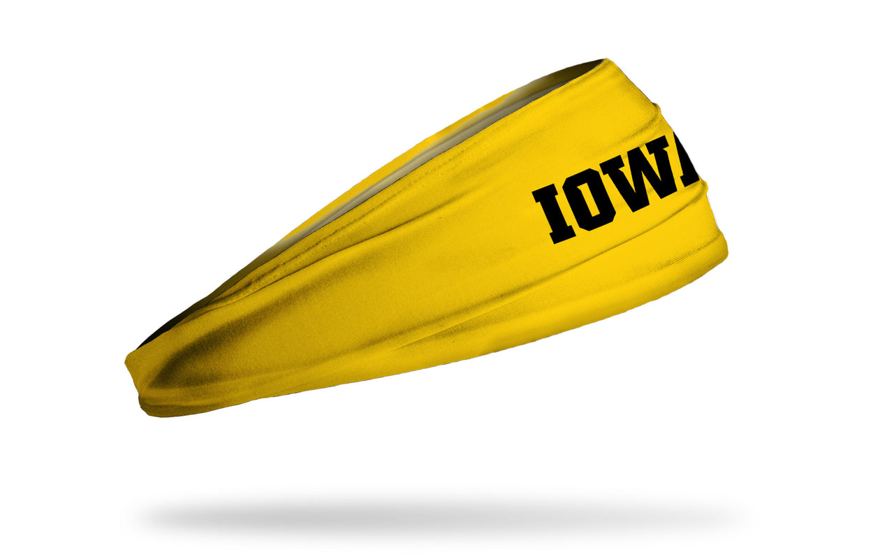 University of Iowa: Wordmark Gold Big Bang Lite Headband