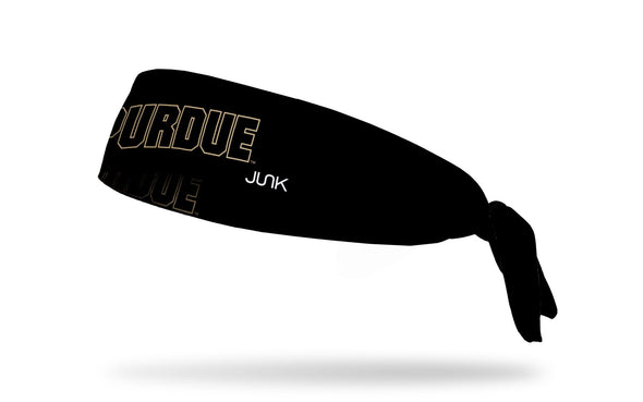 Purdue University: Wordmark Black Tie Headband