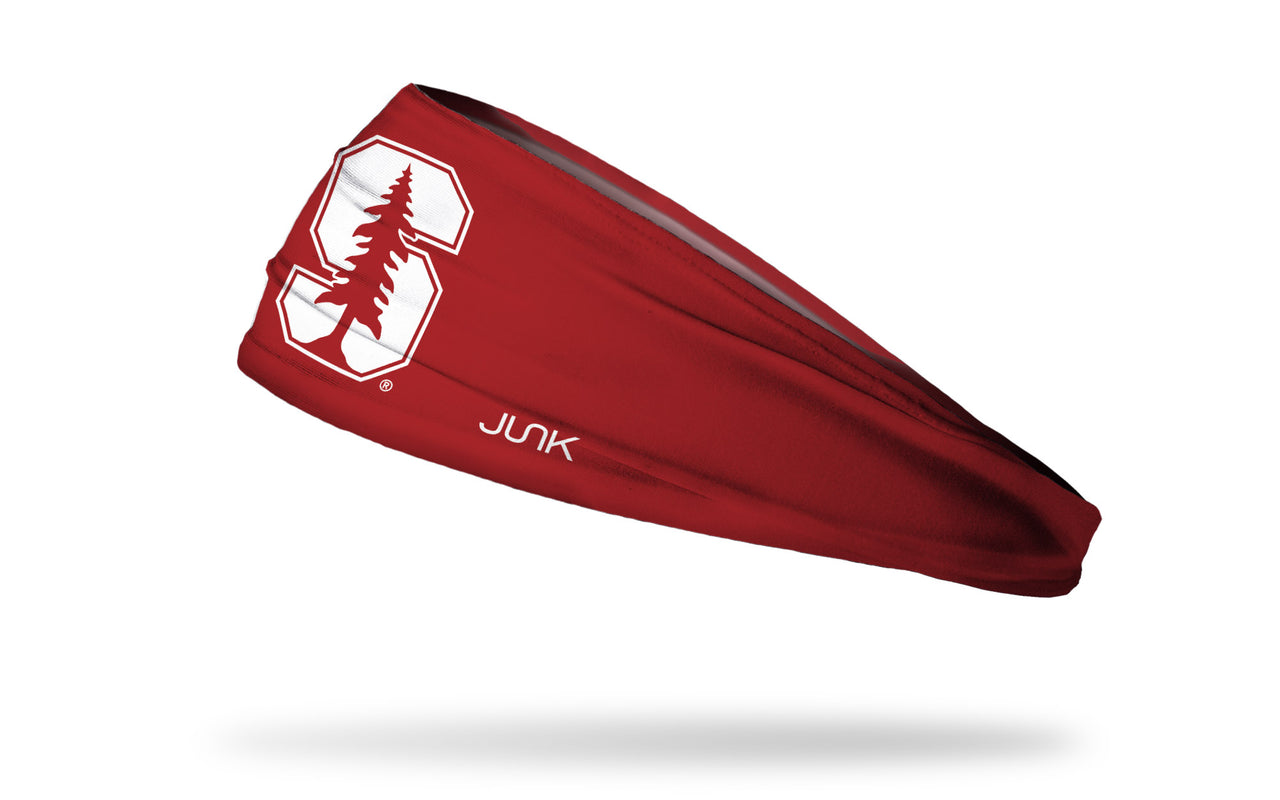Stanford University: White Logo Cardinal Headband