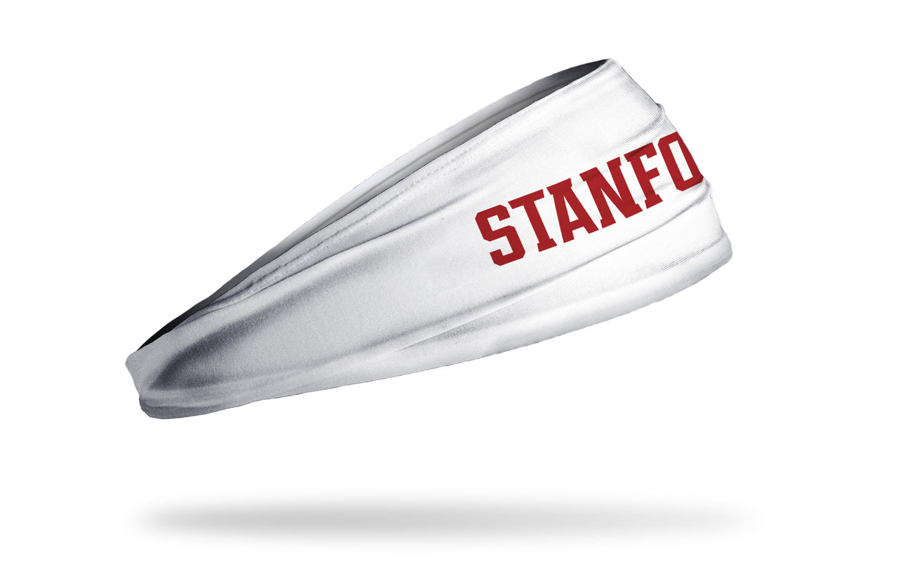 Stanford University: Wordmark White Headband