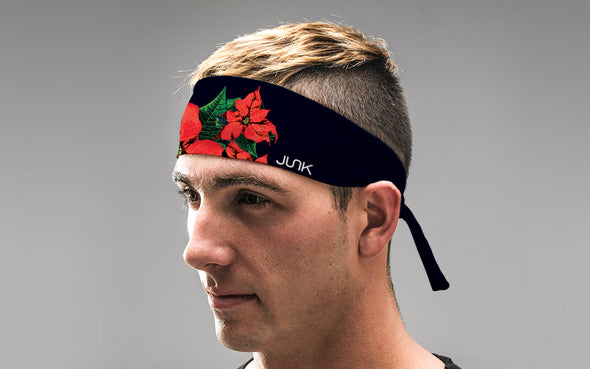 Poinsettia Tie Headband