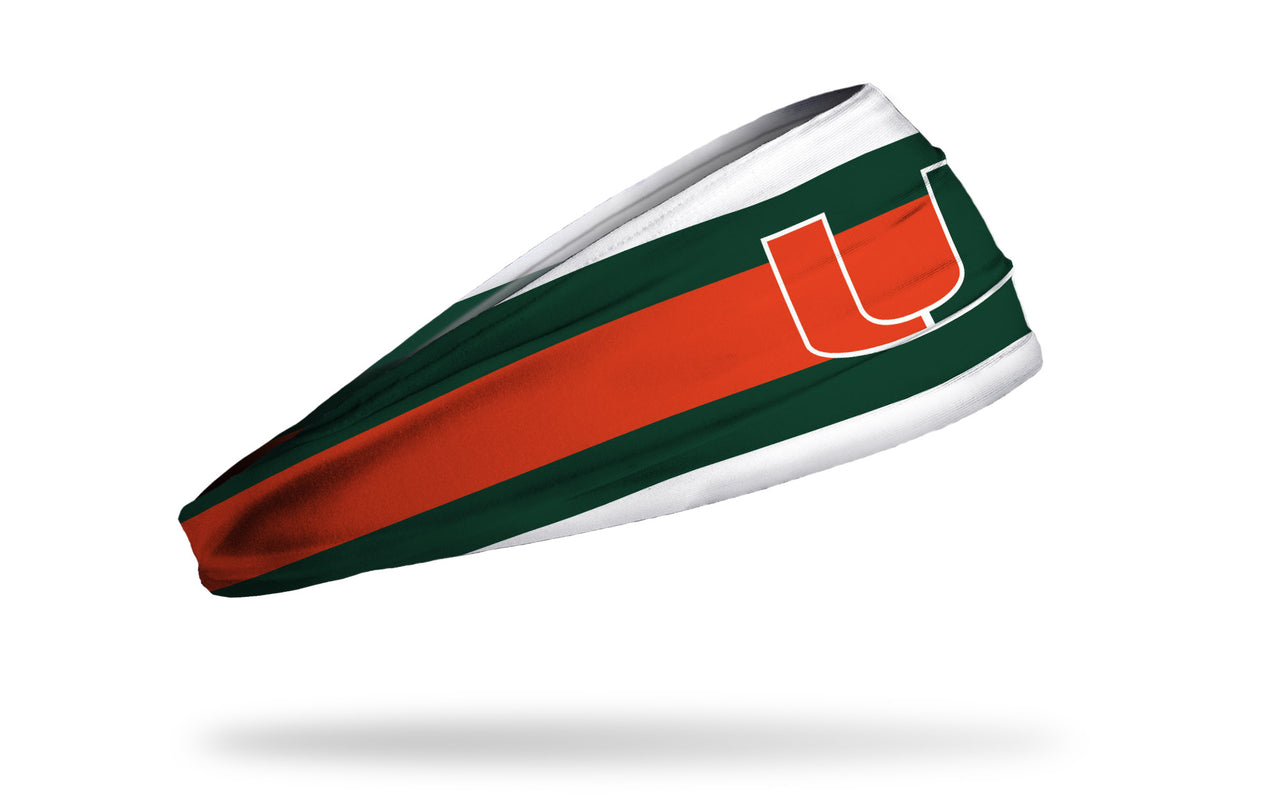 University of Miami: Helmet Stripes Headband