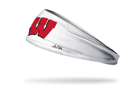 University of Wisconsin: Logo White Headband