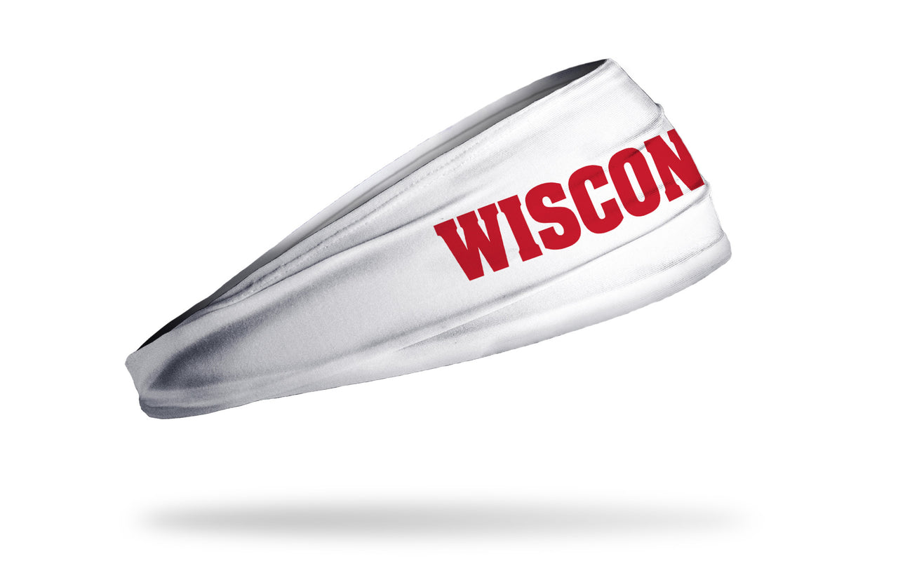 University of Wisconsin: On Wisconsin White Headband
