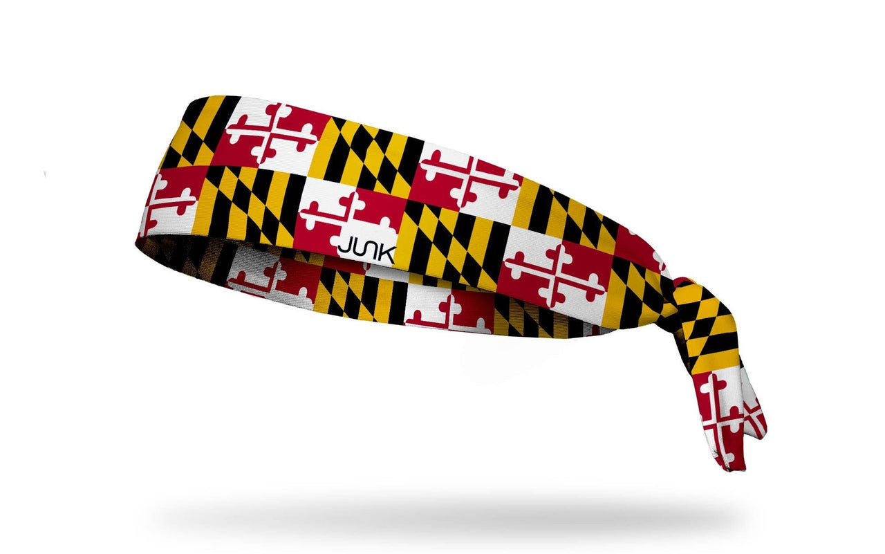 Maryland State Flag Tie Headband