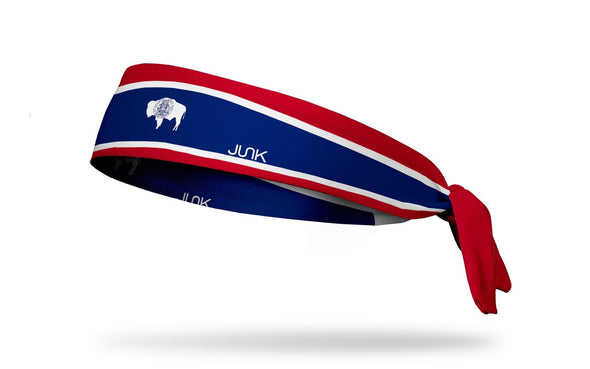 Wyoming Flag Tie Headband