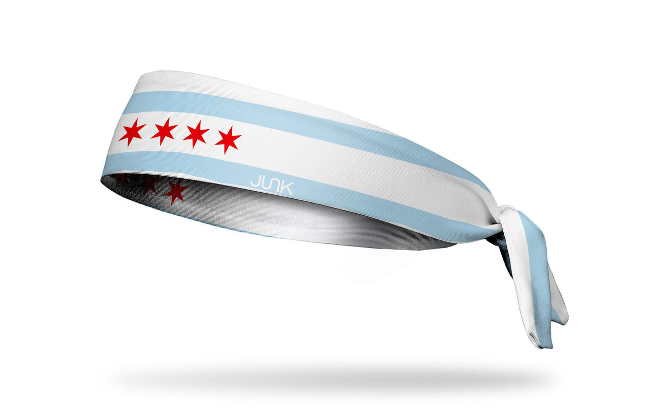 Chicago Flag Tie Headband