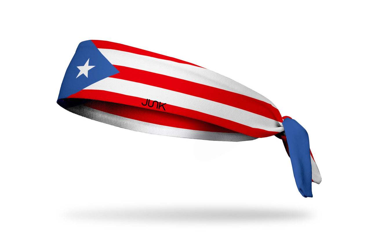 Puerto Rico Flag Tie Headband