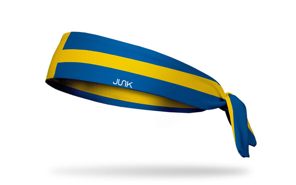 Sweden Flag Tie Headband