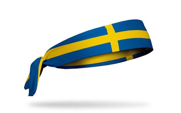 Sweden Flag Tie Headband
