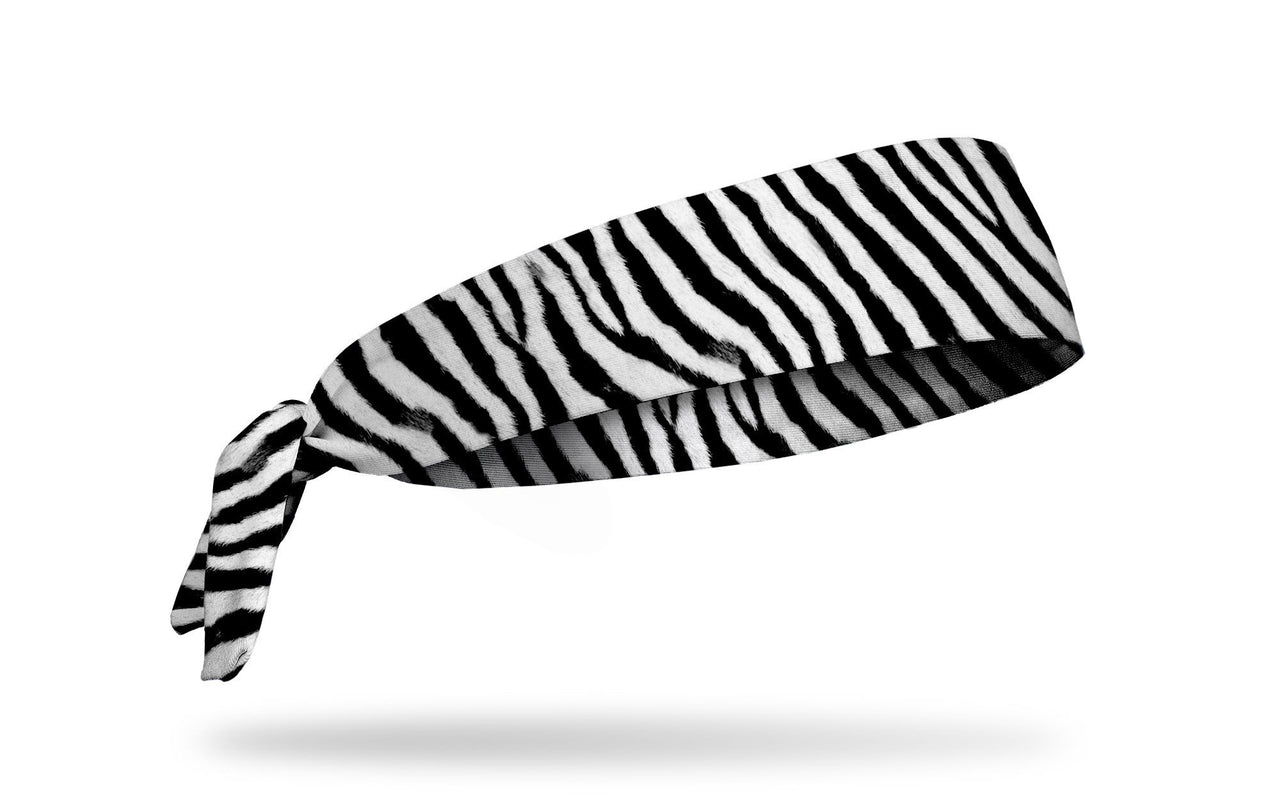Zebra Pinstripe Tie Headband