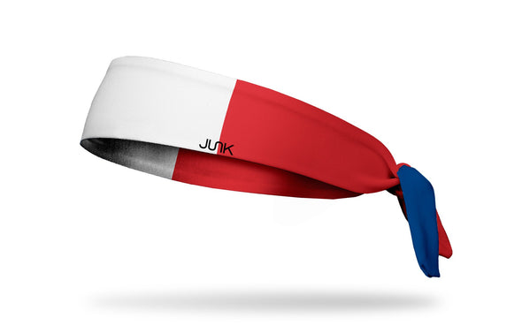 France Flag Tie Headband