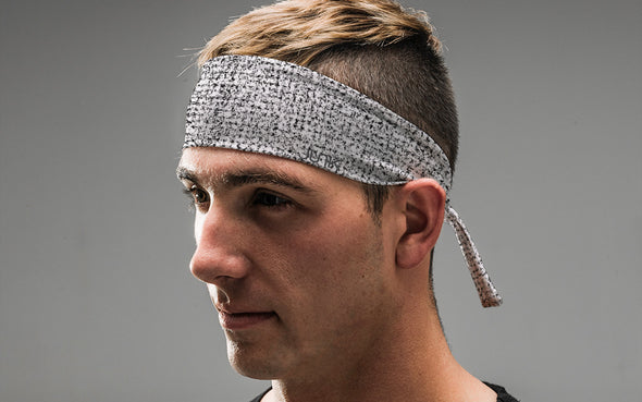 Digital Snowstorm Tie Headband