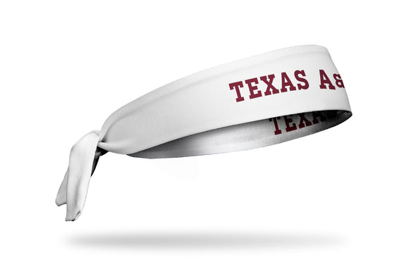 Texas A&M University: Wordmark White Tie Headband