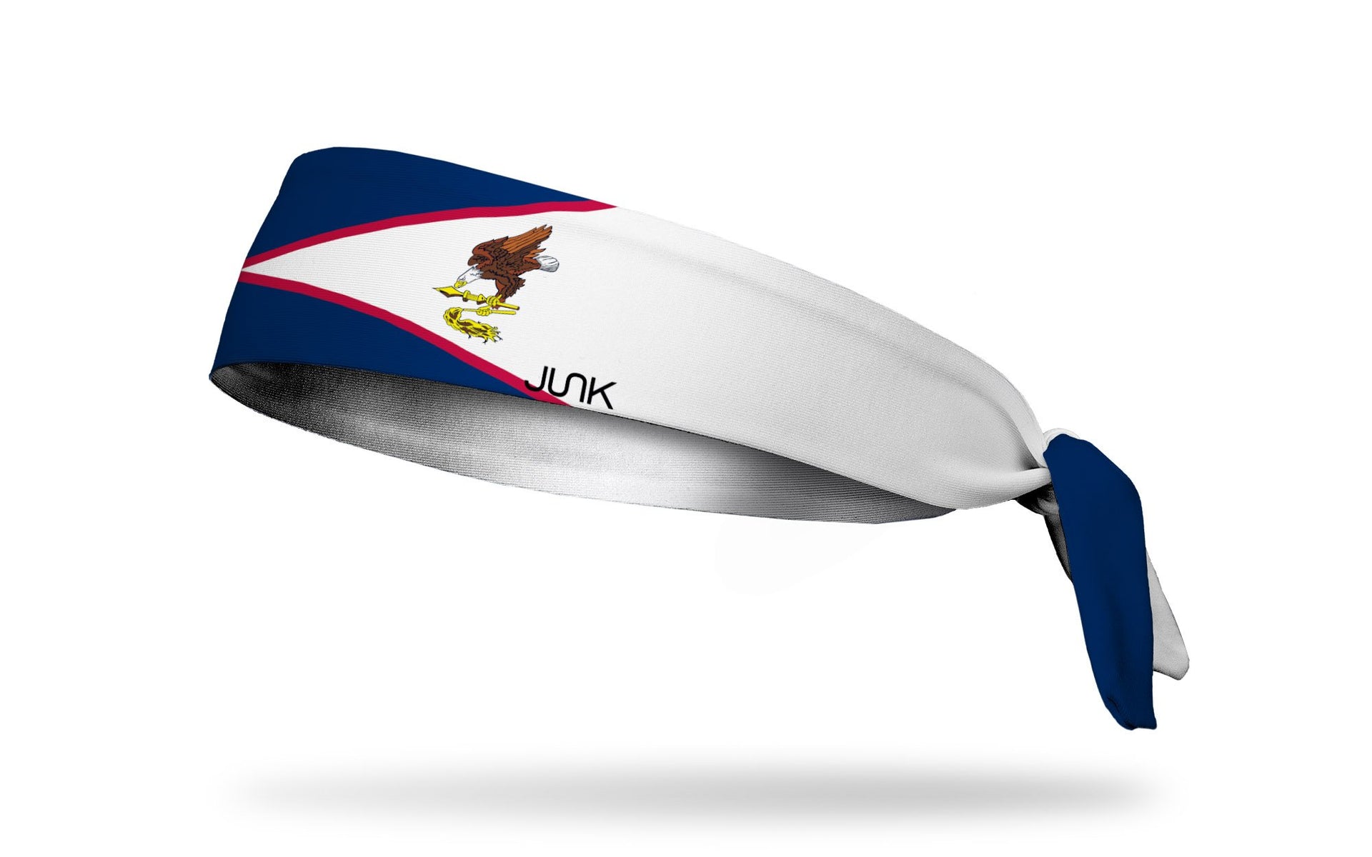 headband with traditional American Samoa flag design